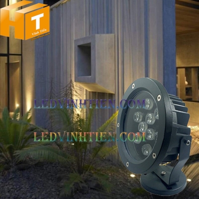 Đèn led rọi cây 9w màu vàng