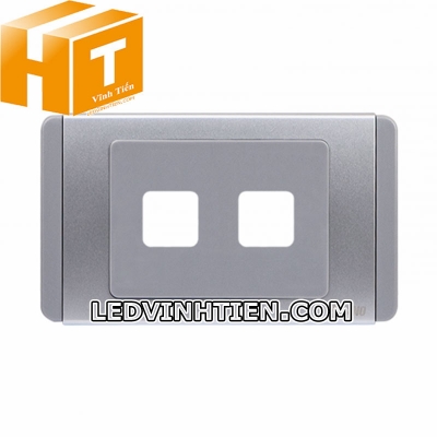 Mặt công tắc 2 lỗ S68G2X Sino