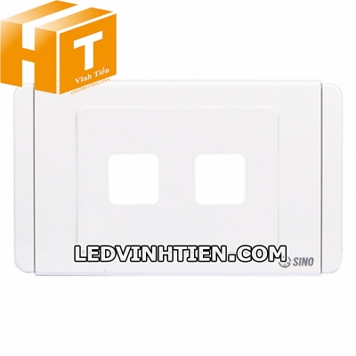 Mặt công tắc 2 lỗ S682X Sino Vanlock