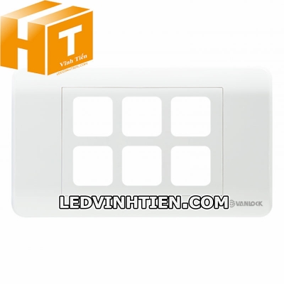 Mặt công tắc 6 lỗ vuông ZLS6X Sino Vanlock
