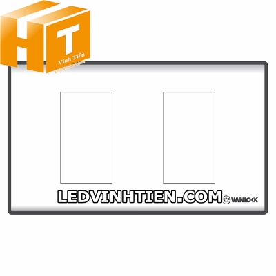 Mặt công tắc 2 lỗ S18C2X / S18C2XV Sino Vanlock