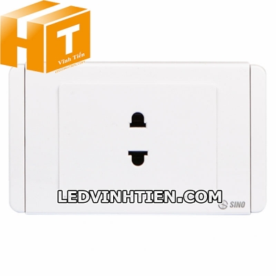 Ổ cắm đơn 2 chấu S68U Sino