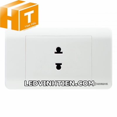 Ổ cắm đơn 2 chấu ZLU Sino Vanlock