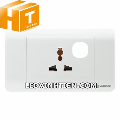 Ổ cắm đơn 3 chấu ZLUAMX Sino Vanlock
