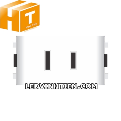 Ổ cắm đơn 2 chấu Mỹ SCUAS Sino