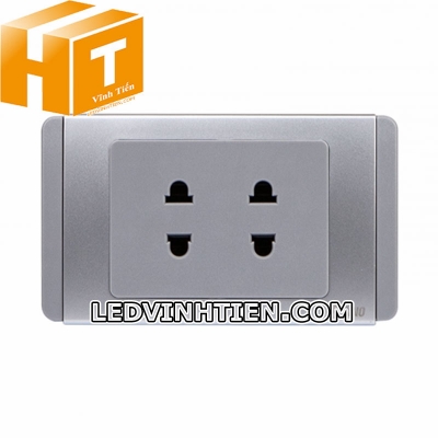 Ổ cắm đôi 2 chấu S68GU2 Sino