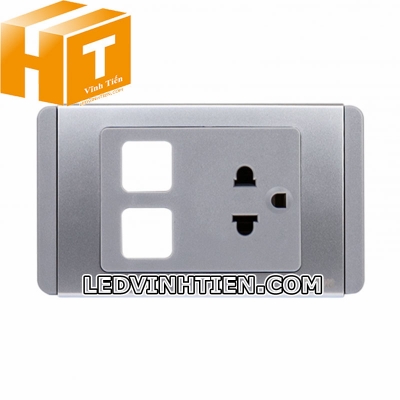 Ổ cắm đơn 3 chấu 2 lỗ S68GUEX Sino