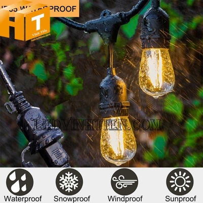 Bộ dây treo kín nước dài 5m 10 đui
