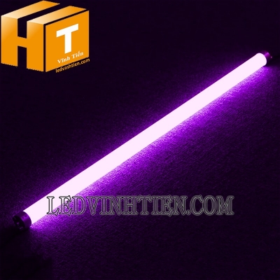 Đèn tuýp led T8 1m2 chống nước màu tím