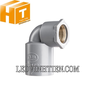Co góc 90 độ ren trong thau uPVC Bình Minh