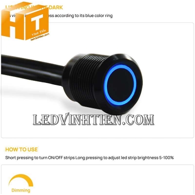 Công tắc cảm ứng đèn LED 12VDC