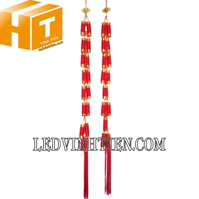 Dây pháo treo Tết màu đỏ