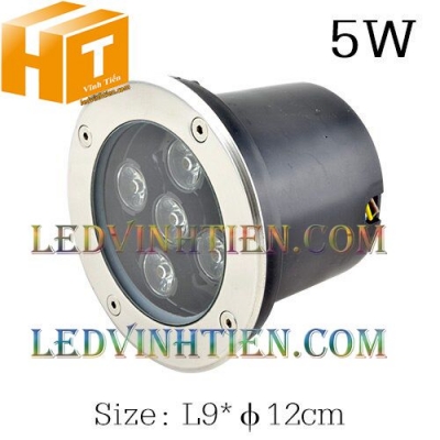 Đèn led âm đất 5W màu đỏ