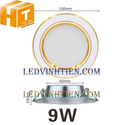 Đèn led downlight 9w