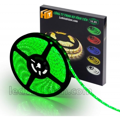 Đèn Led Dây 12V 5050 Có Keo Màu Xanh Lá