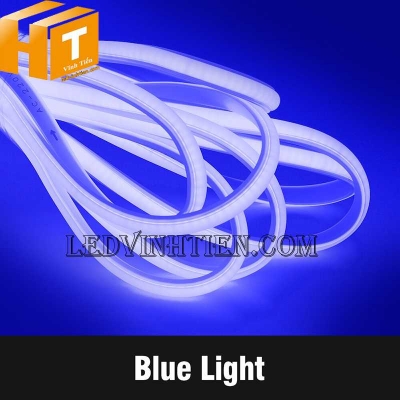 Đèn led dây COB 220V màu xanh dương