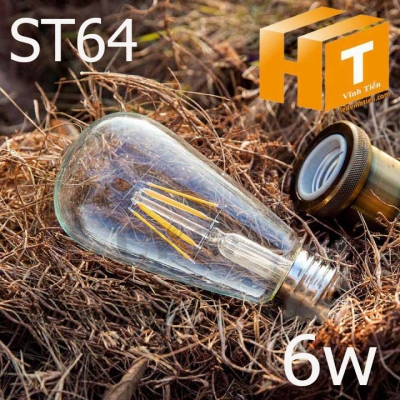 Bóng led Edison ST64 6W