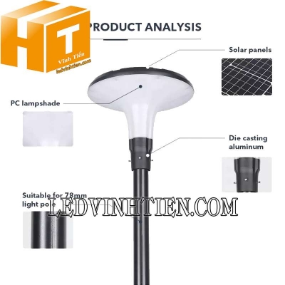 Đèn led sân vườn NLMT TYD083 30W