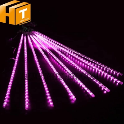 Đèn led sao băng màu hồng