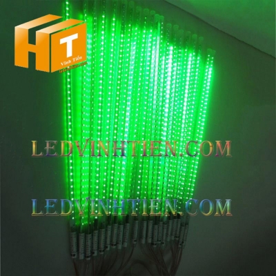 Led sao băng màu xanh lá