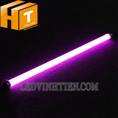 Đèn tuýp led T8 1m2 chống nước màu hồng