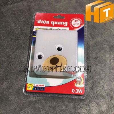 Đèn ngủ cảm biến LED ĐQ LNL04 WW Điện Quang
