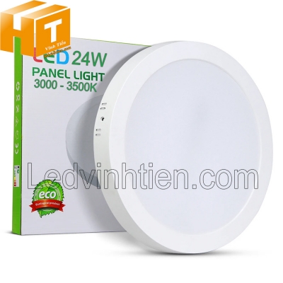 Đèn ốp nổi tròn 24w màu vàng