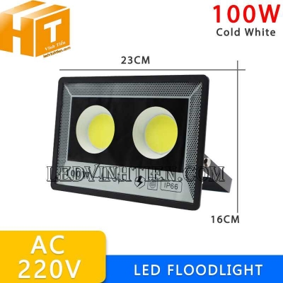 Đèn pha led COB 100W Vĩnh Tiến 