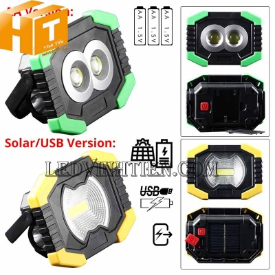 Đèn pha led sạc DC5V