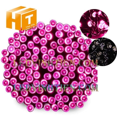 Đèn trang trí noel 50m hồng