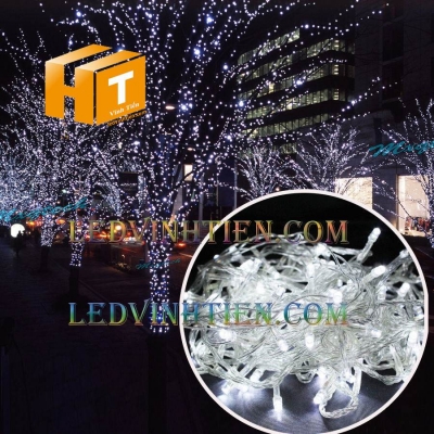 Đèn trang trí noel 5m màu trắng