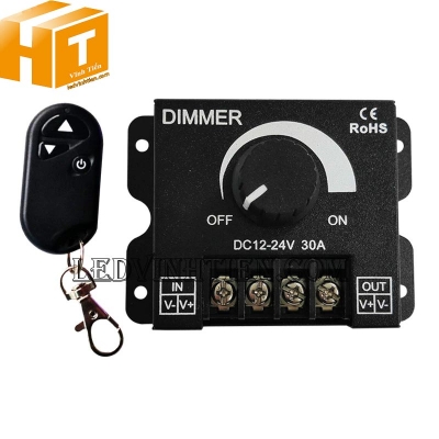 Dimmer 12-24V 30A có remote