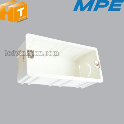 Hộp box âm tường cho ổ cắm cạo râu hình chữ nhật N04