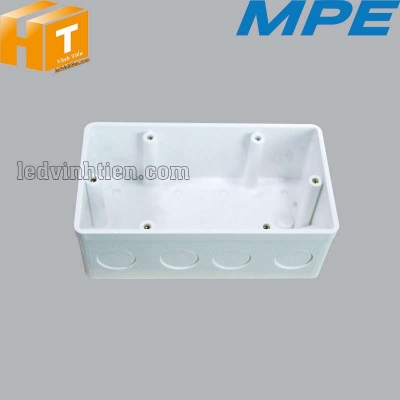 Hộp đế nhựa vuông kiểu anh A157V2