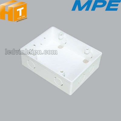 Hộp nhựa âm tường dùng cho 2 mặt đơn A157ND