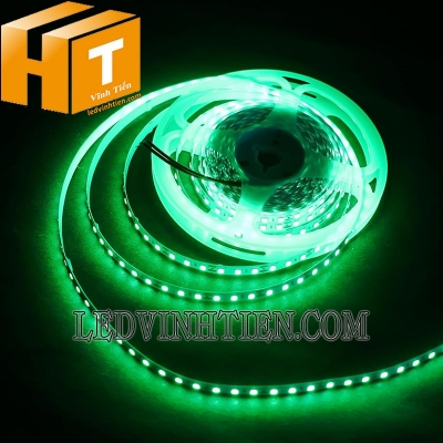 Led dây 12V 2835 120 led/m 3mm xanh lá