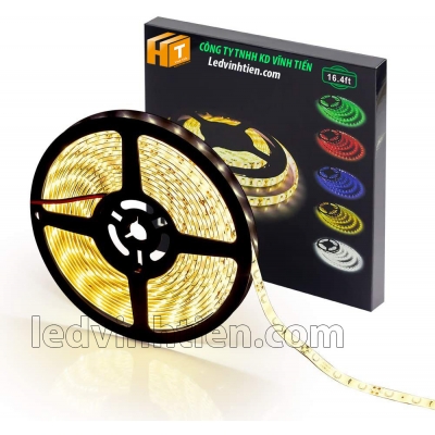 Led Dây 12V 5050 Có Keo Ánh sáng Vàng
