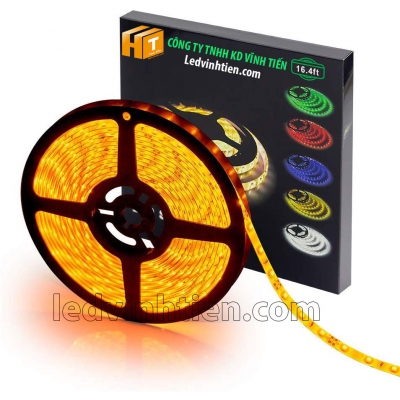 Led Dây 12V 5050 Có Keo Màu Vàng Đậm