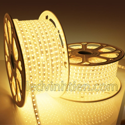 Led Dây 5050 220V Màu Vàng