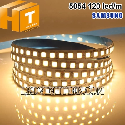 Led dây 5054 Samsung 12V 120 led/m vàng nắng