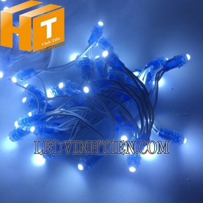 Led đúc f7 5V đầu đục màu xanh dương