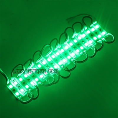 Led hắt 12V 2835 2 bóng màu xanh lá