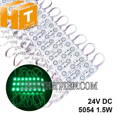 Led hắt 3 bóng 24V 5054 xanh lá