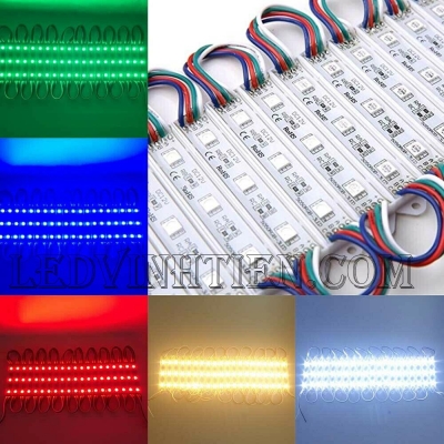 LED HẮT 5050 3 BÓNG RGB
