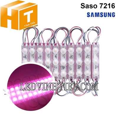 Led hắt 3 bóng Samsung 7216 màu hồng