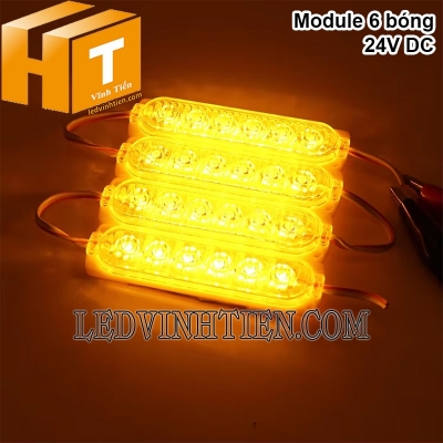 Led module 6 bóng 24V màu vàng