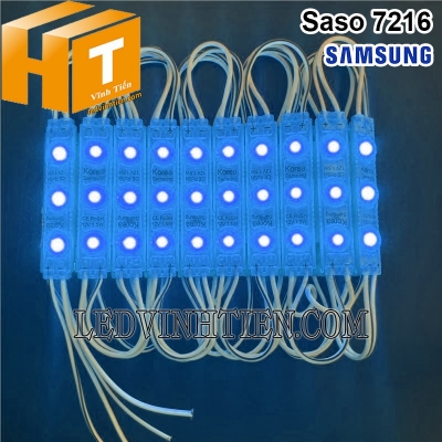 Led hắt 3 bóng Samsung 7216 xanh dương