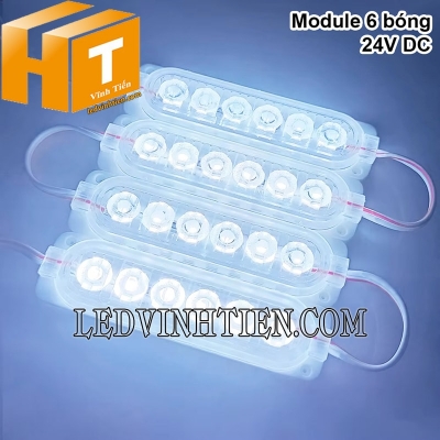 Led module 6 bóng 24V màu trắng
