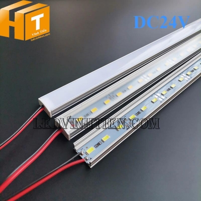 Led thanh nhôm 24V màu hồng