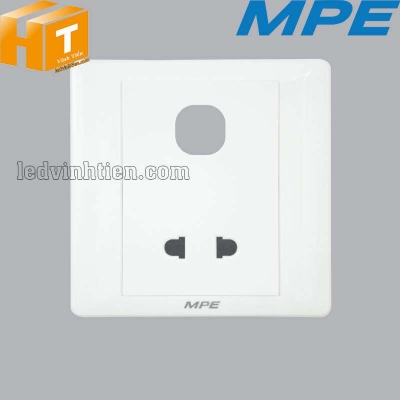 Mặt cắm đơn 2 chấu + 1 lỗ B2USX